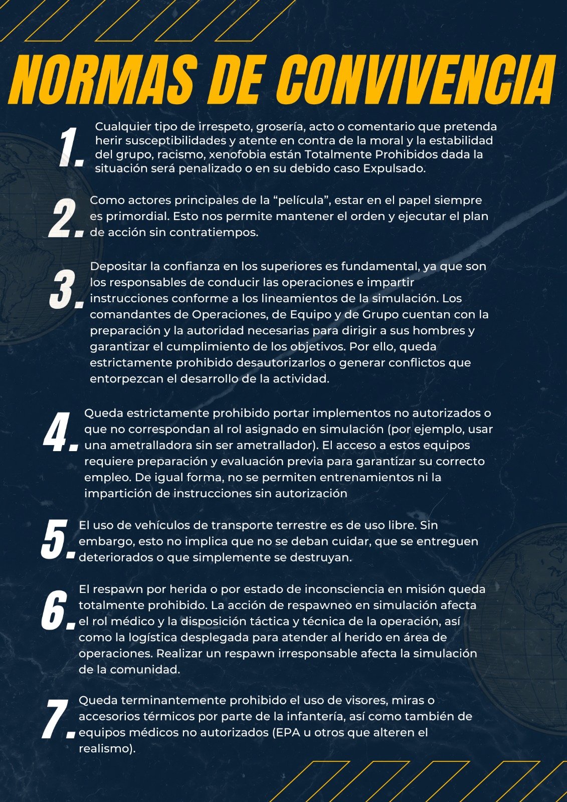 Normas de Convivencia